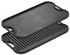 Logic Reversible Griddle, Seasoned Cast Iron, 20-In.