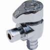 Barbed PEX Pipe Insert, Chrome, 1/2 x 1/4 In. OD