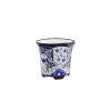 8" BLU/WHT Octagonal (2 pieces)
