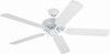 Contractor's Choice Ceiling Fan, White, 5 Blades, 52-In.