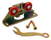 Pocket Door "V" Track Hanger, Universal, 2-Wheel