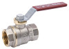 Full-Port Ball Valve, Forged Brass, Female Pipe Thread, 1/2 In.