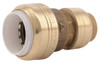 Transition Coupling, 1/2 In. Copper Tube x 1/2 In. PVC