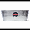 Oval Tub, Weather & Rust Resistant Steel, 10.5-Gals.