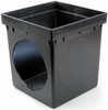 Double Outlet Catch Basin, 9 x 9 In.