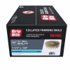 Collated Roofing Nails, Electrogalvanized Steel, 15 Degree, 1-1/2 In. x 11 Gauge, 7200-Pk.
