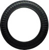 Black Stove Pipe Trim Collar, 28 Gauge, 3 In.