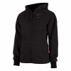 M12 Women's Heated Hooded Sweatshirt, Cotton/Poly, With Battery & Charger, Black, L