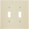 IV 2-TOGGLE WALL PLATE