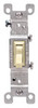 Quiet Toggle Switch With Grounding Screw, Single-Pole, Ivory, 15-Amp, 120-Volt (10 pieces)