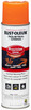 Industrial Choice Precision Line Marking Spray Paint, Fluorescent Orange, 17 oz. Inverted