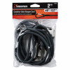 Bungee Cord, Mini Carabiner Hook, Gray, 48 In., 2-Pk.