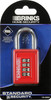 Combination Padlock, 4-Digit, Resettable, Blue Cast Steel, 1.75-In. (4 pieces)