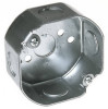 Octagon Electrical Box, 3-1/2 x 1-1/2 In. Deep