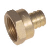 Pipe Adapter, 1/2 In. Lead-Free Brass Barb Insert x 1/2 In. FPT, 10-Pk.