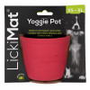 Yoggie Pot Dog Feeder Licking Bowl, Pink