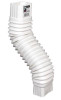Gutter Flex Elbow, White, 2 x 3 In.