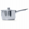 Pure Intentions Stainless Steel Saucepan, Glass Lid, 2 Qts.