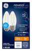 Reveal HD+ Decorative LED Light Bulbs, Clear, Dimmable, 300 Lumens, 3.0 Watt, 2-Pk.
