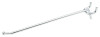 Pegboard/Wall Hook, Zinc, 8 In., 2-Pk.