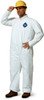 Zip-Front Coverall, White, 25-Pk., XL