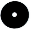 Stripping Floor Pad, Black, 17 In.