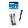 1/2" x 4" Hex Washer Head Heavy Duty Screw Anchor 2-Ct. 2 PACK