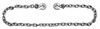 Binder Chain, Clevis Hook, 3/8-In. x 20-Ft. (3 pieces)