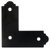 Outdoor Accents L Strap, ZMAX Coated, Galvanized Steel, 4 x 4 In.