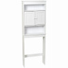Country Cottage Space Saver Bathroom Cabinet, White, 25-3/8 x 65-1/4 In.