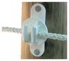 Electric Fence Insulator, Wood Or Vinyl Post, Nail-On, White, 25-Pc.