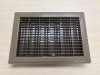 Gravity Floor Register, Steel, Brown, 10 x 12-In.