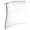 Shower Door Bottom Sweep, Clear Vinyl, 36 x 1 In.