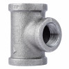 1 x 1 x 3/4 In. Black Pipe Reducing Tee