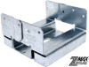 Adjustable Post Base Z-Max, 1 In. Standoff Ht., 16-Gauge Steel, 6 x 6 In.