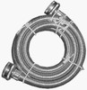 Washing Machine Hose, Stainless Steel, 3/4 x 3/4 x 60 In.