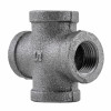 1/2 In. Black Pipe Cross