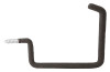 Storage Screw Hook, Black Vinyl Coated