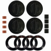 Universal Replacement Knob Kit For Gas Ranges, Black, 4-Pk.