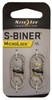 S-Clip, Micro Lock, Stainless Steel, 2-Pk.