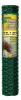 Poultry Netting, Green PVC Coating, 1-In. Mesh, 24-In. x 25-Ft.