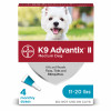 Flea And Tick Prevention & Treatmen for Dogs 11-20 Lbs., 4 Doses