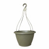 Woven Hanging Basket, Olive Green, 12 In.