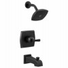 Monitor 14 Single Handle Tub And Shower Faucet + Showerhead, Matte Black