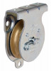 Single Pulley, Wall/Ceiling Mount, Zinc, 2 In.