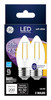 Decorative LED Light Bulbs, Dimmable, Soft White, Clear, 200 Lumens, 2.5 Watt, 2-Pk.