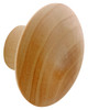 Bi-Fold Door Pull Knob, Hardwood, 1-3/4 In., 2-Pk.