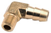 Brass Barb Insert Elbow, 90-Degree, 3/8 Hose ID x 3/8 In. MPT (5 pieces)