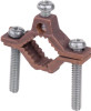 Heavy Duty Ground Clamp, Brass, 0.5 - 1-In.