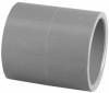 Schedule 80 PVC Coupling, Gray, Slip x Slip, 2 In.